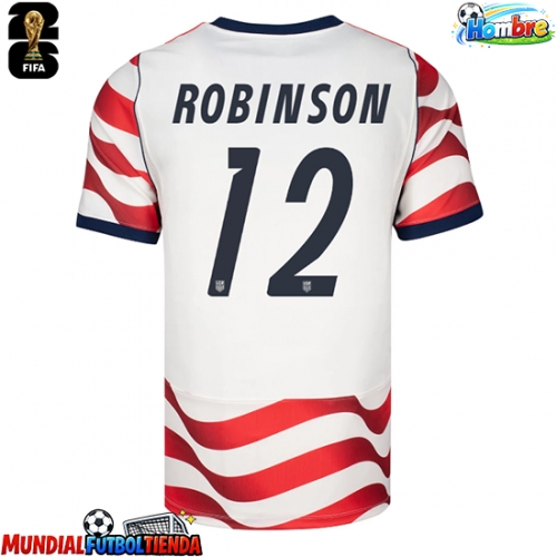 Camiseta Estados Unidos Miles Robinson #12 Primera Equipación Replica Mundial 2026 mangas cortas
